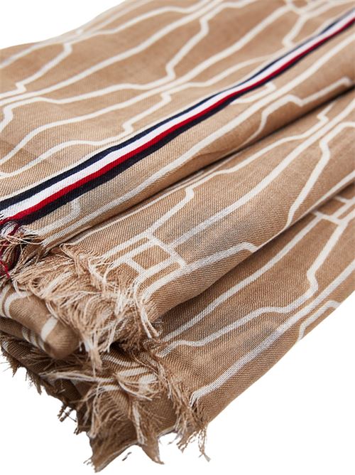 Sciarpa beige in modal Tommy Hilfiger | AW0AW17490RBC